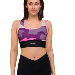 NWOT Purple Camo Sports Bra